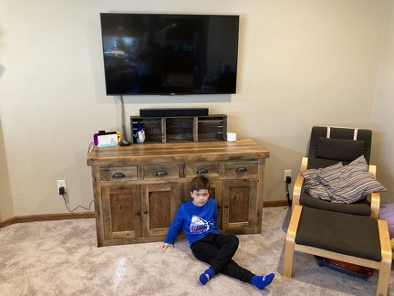 JB in front of the Family Room Buffet